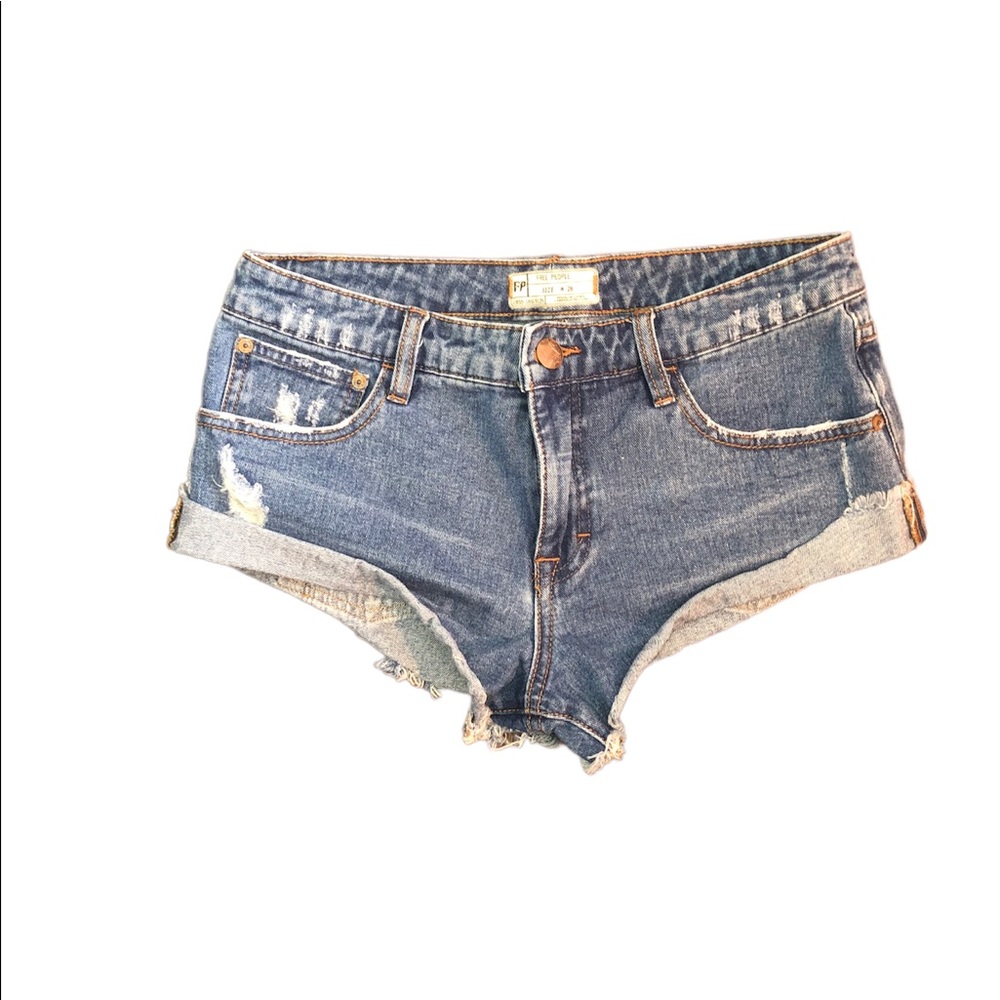 Free People Jean Shorts